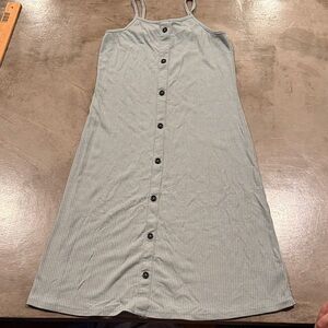 Art Class Light Green Casual Kids Dress